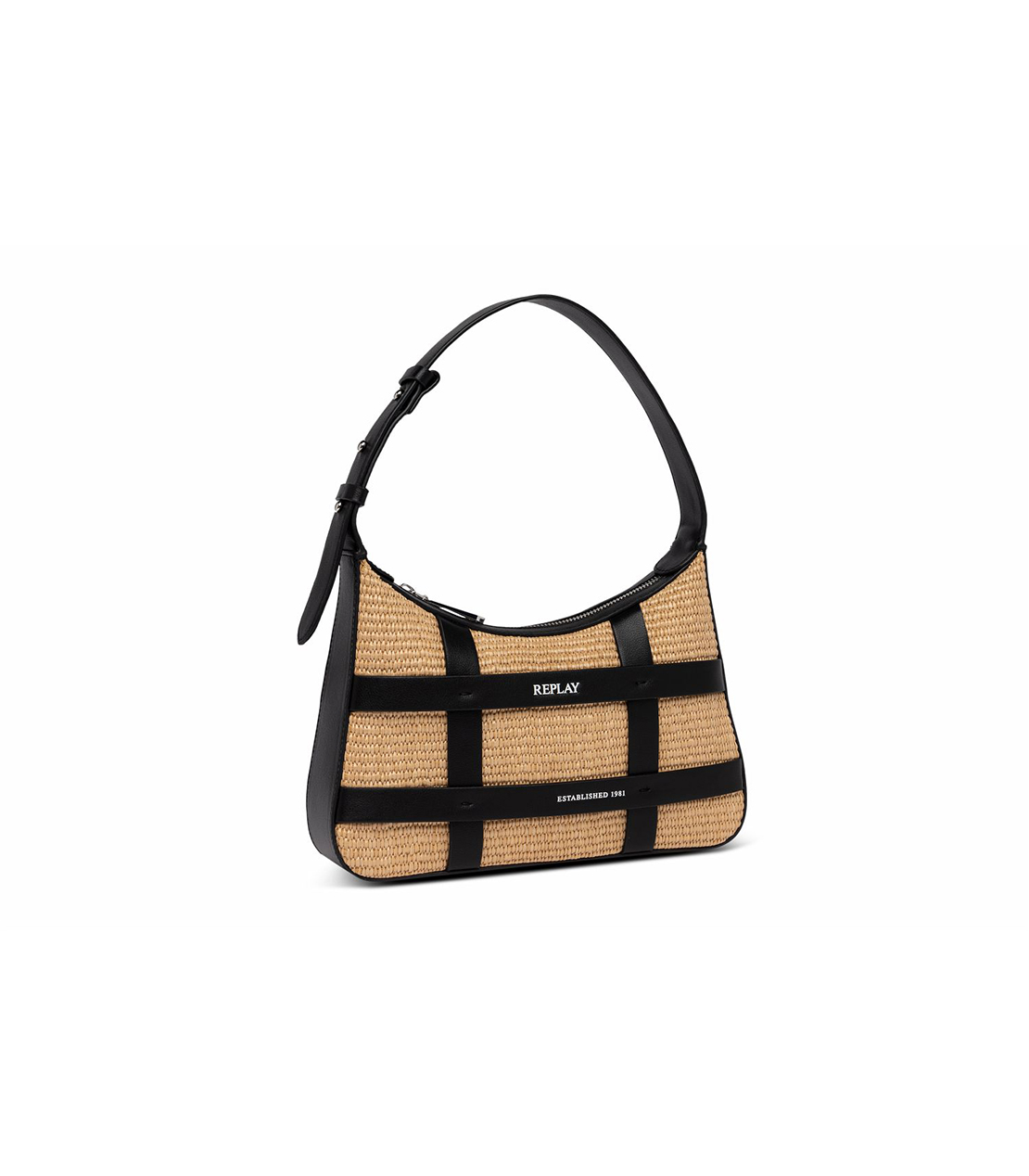 ラフィアサッチェルバッグ 詳細画像 ベージュ 1